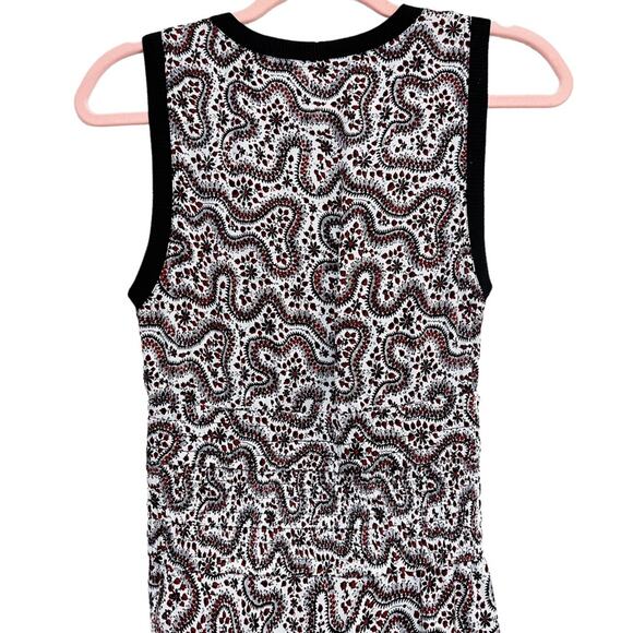 A.L.C. Sandra 100%‎ Silk Cutout Floral Patterned Midi Dress Size 2 - Picture 11 of 16